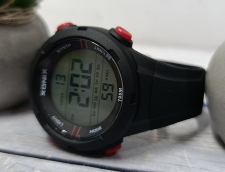 Zegarek Xonix VZ-A06 męski elektroniczny czarny 46 mm