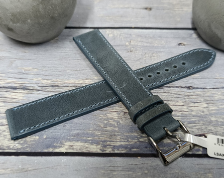 Skórzany pasek do zegarka 22 mm Lavvu SPORT XXL LSAXJ22 skóra licowa