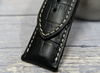 Skórzany wodoodporny pasek do zegarka 24 mm HIRSCH Duke L 01028051-2-24