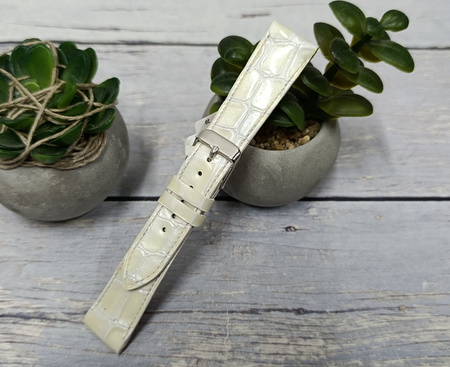 Skórzany pasek do zegarka 18 mm Lavvu CROCO OCALA LSAGW18 skóra licowa