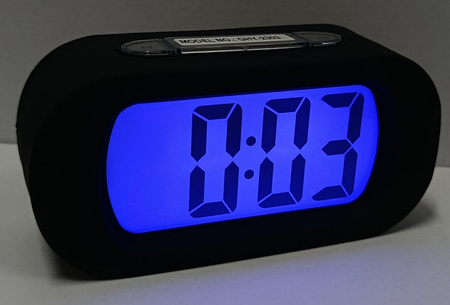 Budzik Xonix GHY-2303 czarny silikonowy 14 cm