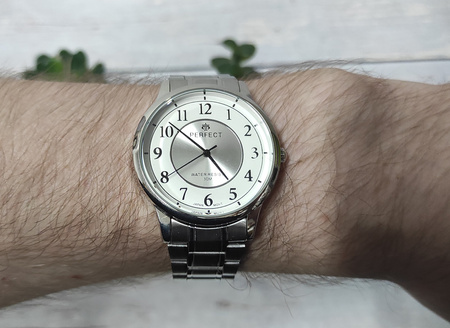 Zegarek Perfect R421U-01 męski klasyczny czytelny 39 mm