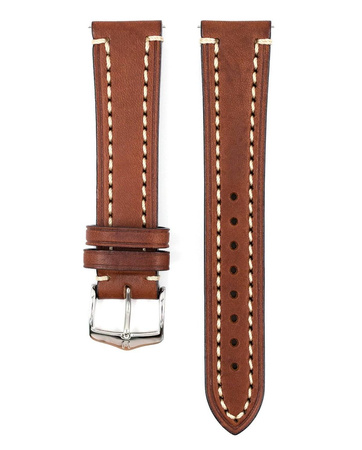 Skórzany wodoodporny pasek do zegarka 20 mm HIRSCH Liberty L 10900210-2-20