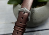 Skórzany wodoodporny pasek do zegarka 14 mm HIRSCH Cashmere M 03902161-2-14