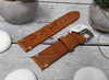 Skórzany pasek do zegarka 20 mm JVD R41803-20 jasnobrązowy