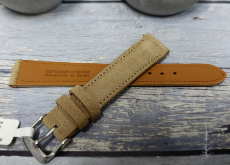 Skórzany pasek do zegarka 14 mm Lavvu SUEDE LSAEF14 skóra licowa