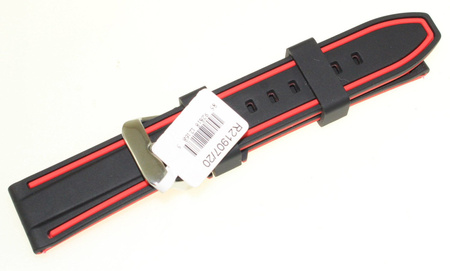 Silikonowy pasek do zegarka 20 mm JVD R21907-20