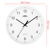 Zegar ścienny / biurkowy PRIM E01.4345.00 bardzo cichy 36 cm