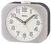 Budzik Seiko QHE206S 11x10 cm srebrny matowy
