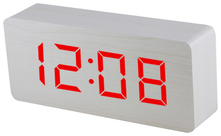 Budzik Xonix GHY-015YK WH RED termometr, 3 alarmy