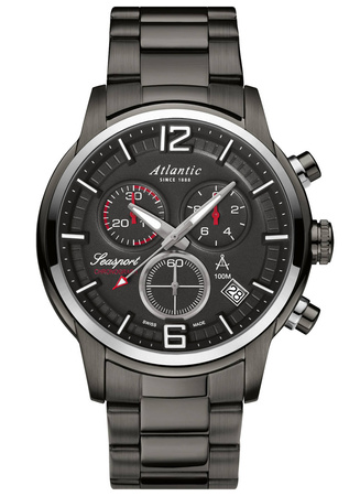 Zegarek Atlantic Seasport 87466.46.45 Chronograf