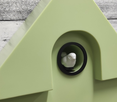 Zegar z kukułką i wahadłem Karlsson KA5768LG jasnozielony Modern Cuckoo