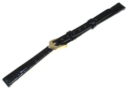Skórzany wodoodporny pasek do zegarka 8 mm HIRSCH Crocograin M 12302850-1-08