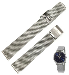 Bransoleta mesh do zegarka Orient RA-QC1701L10B 16 mm srebrna