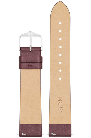 Skórzany wodoodporny pasek do zegarka 18 mm HIRSCH Cashmere M 03902161-2-18