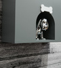 Zegar Karlsson KA6096GY szary Dog House szczekanie psa