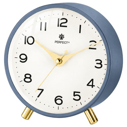 Budzik Perfect BB11007 niebieski cichy mechanizm