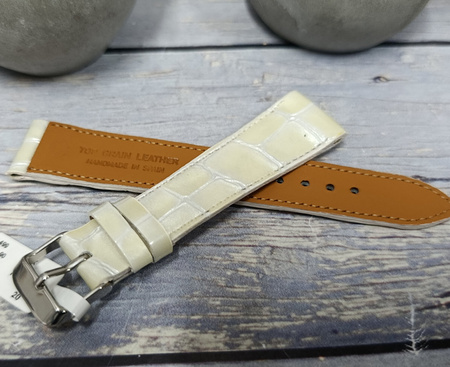 Skórzany pasek do zegarka 18 mm Lavvu CROCO OCALA LSAGW18 skóra licowa