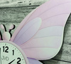 Zegar ścienny JVD HJ120 dziecięcy motyl 40x38 cm