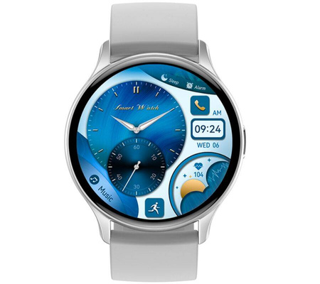 SmartWatch Rubicon RNCF11 szary BT Call Amoled