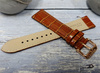 Pasek do zegarka Orient Bambino UL002016P0 21 mm brązowy