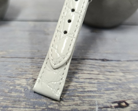 Skórzany wodoodporny pasek do zegarka 14 mm HIRSCH Crocograin M 12302800-1-14