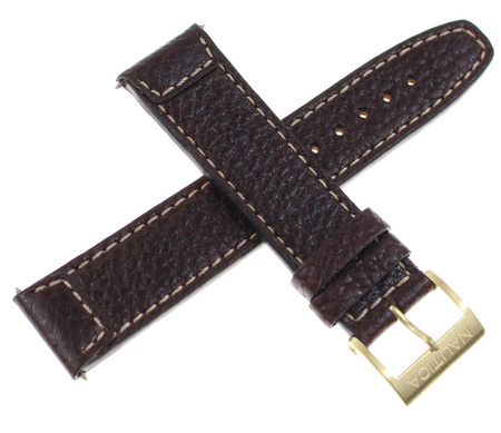 Skórzany pasek do zegarka Nautica A12544X 22 mm