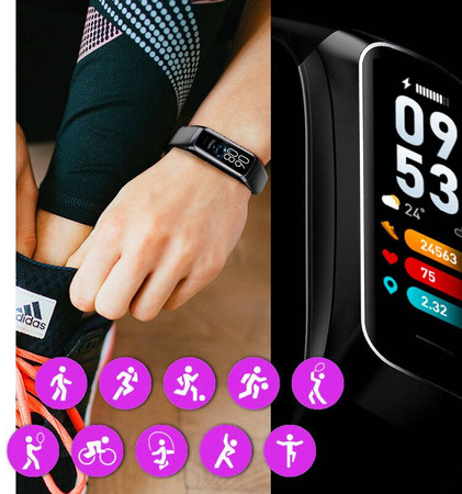 SmartWatch Rubicon RNCF05 fioletowy