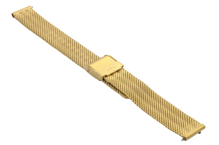 Bransoleta stalowa do zegarka 14 mm Bisset BM-103/14 Gold Mat