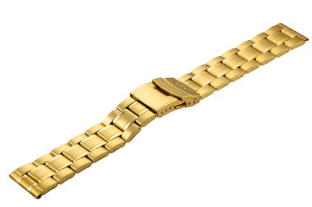 Bransoleta stalowa do zegarka 22 mm BR-121/22 Gold