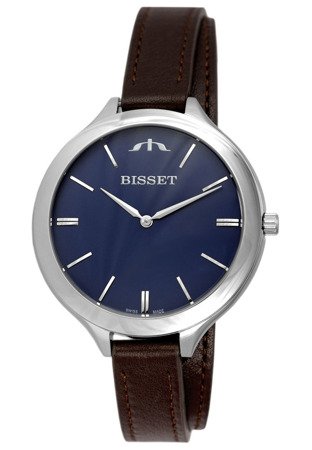 Damski klasyczny zegarek BISSET BSAE20 SIDE 03BX Długi pasek