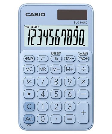 Kalkulator Casio SL-310UC-LB TAX CZAS PAMIĘĆ