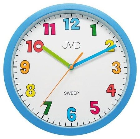 Zegar ścienny JVD HA46.1 Kolorowy, cichy