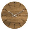 Drewniany dębowy ręcznie wykonany zegar ścienny VLAHA VCT1021 45 cm